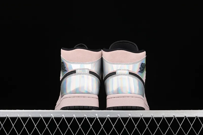 All categories Air Jordan Jordan series basketball shoes Air Jordan 1 Mid G version pure original Air Jordan 1 Mid GS AJ1 Joe 1 laser powder China basketball shoes BQ6472-602